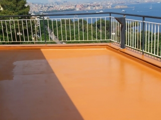 impermeabilizzazione terrazzo con resina poliureica - Colorflooring