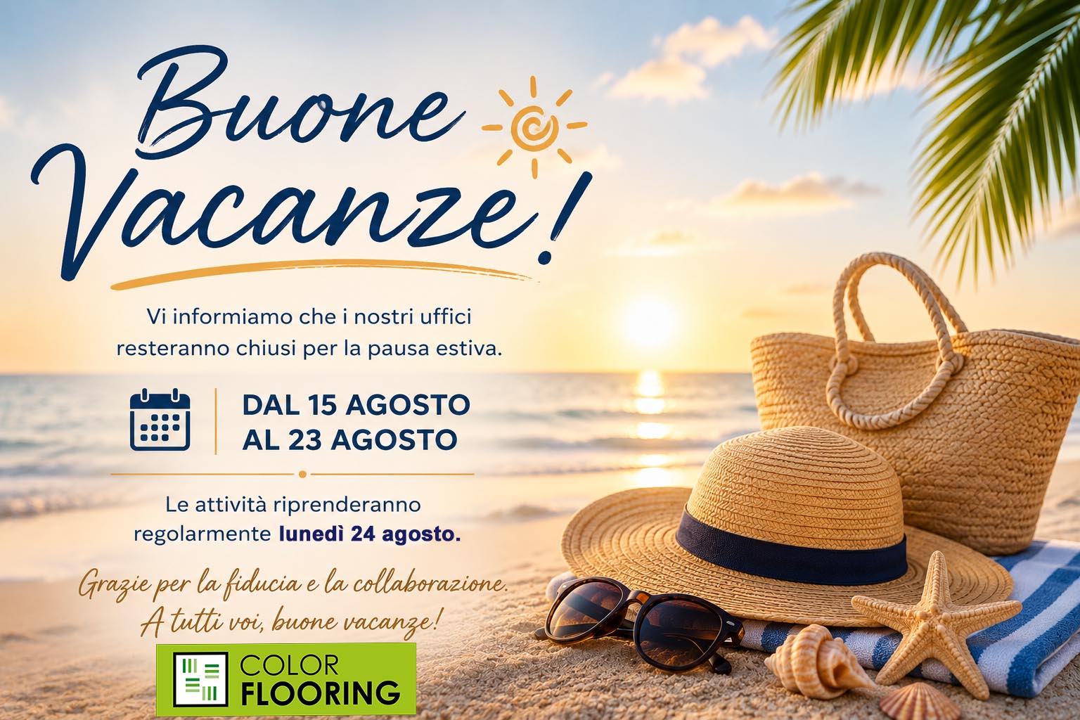 Buone vacanze da Colorflooring