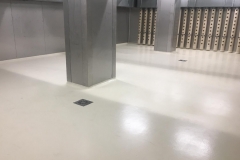 Pavimento in resina epossidica di un forno essiccatore