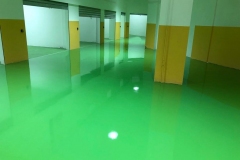 Garage in resina realizzato da Color Flooring
