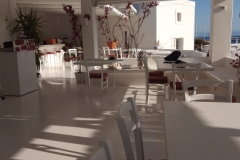 Pavimento in resina di una struttura Ricettiva di Panarea - Color Flooring