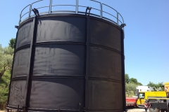 Verniciatura serbatoio di Biogas