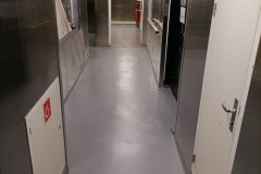 Pavimento in resina della cucina di una nave - Color flooring