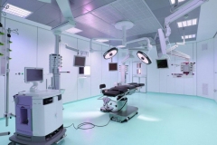Pavimento in resina di una sala operatoria