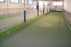 Pavimento in resina di un Campo da bocce- colorflooring