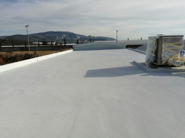 tetto con Poliurea Colorflooring